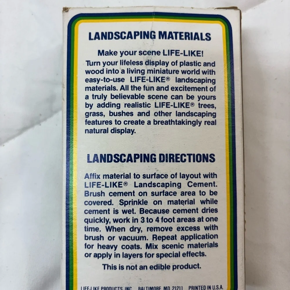 LIFE-LIKE 1104 LANDSCAPE MATERIAL BALLAST, 15 OZ, OPENED PACKAGE